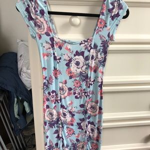 Short fitted floral dress